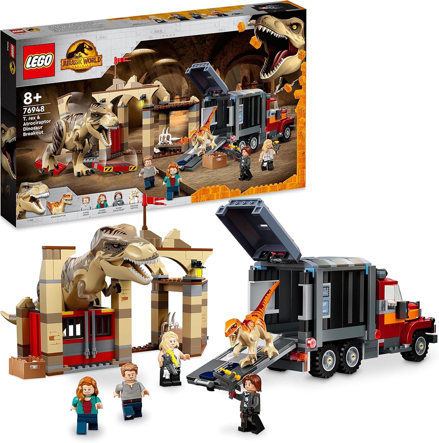 LEGO Jurassic World 76948 T-Rex and Atrokirapur Escape