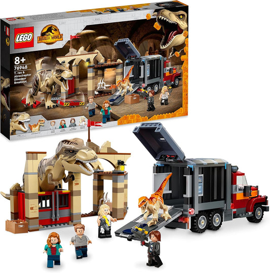 LEGO Jurassic World 76948 T-Rex and Atrokirapur Escape