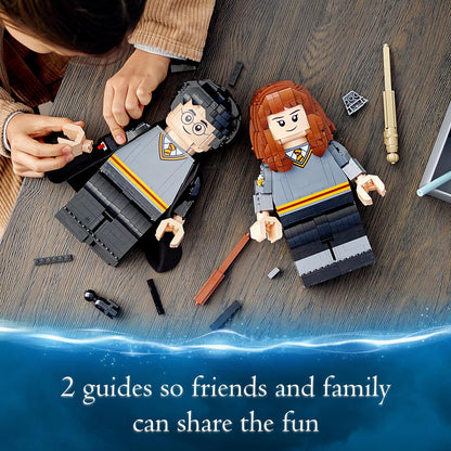 Lego Wizarding World Iconic Brick-Built Harry & Hermione 76393 Building Set for ages 10+ years