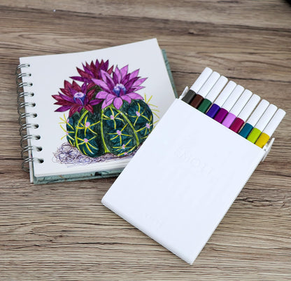 Emott Fineliner Pen Set #3, 10-Colors