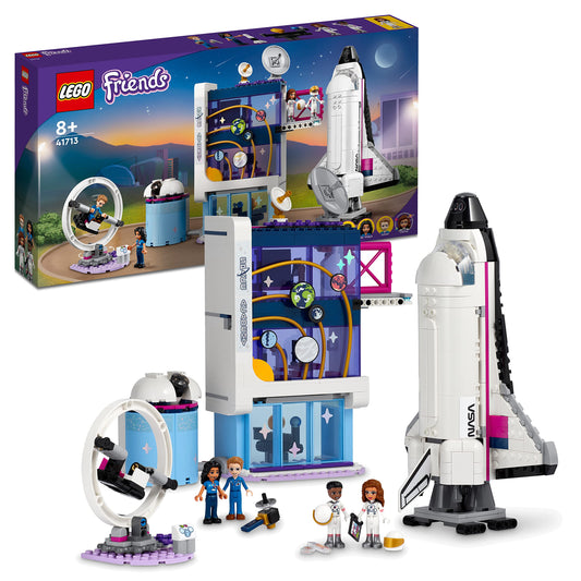 LEGO 41713 Friends Olivia's Space Training, Space Shuttle Toy and Astronaut Mini Doll Figures, for Girls or Boys