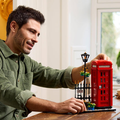 Lego 21347 Idea London Red Public Phone Toy Toy Present Block