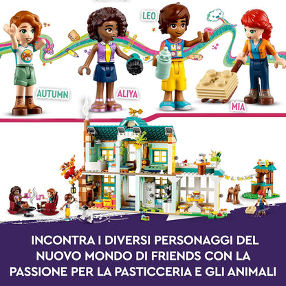 LEGO Friends Autumn's House 41730, Dolls House Playset with Accessories, Toy Horse & Mia Mini-Doll, Toys for Girls and Boys 7 Plus Years Old, Birthday Gift Idea