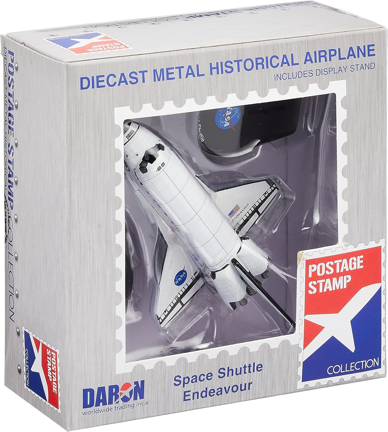 Postage Stamp Daron Space Shuttle Endeavour Vehicle (1/300 Scale) Medium