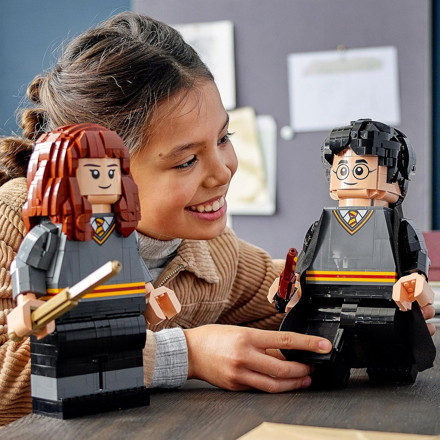 Lego Wizarding World Iconic Brick-Built Harry & Hermione 76393 Building Set for ages 10+ years