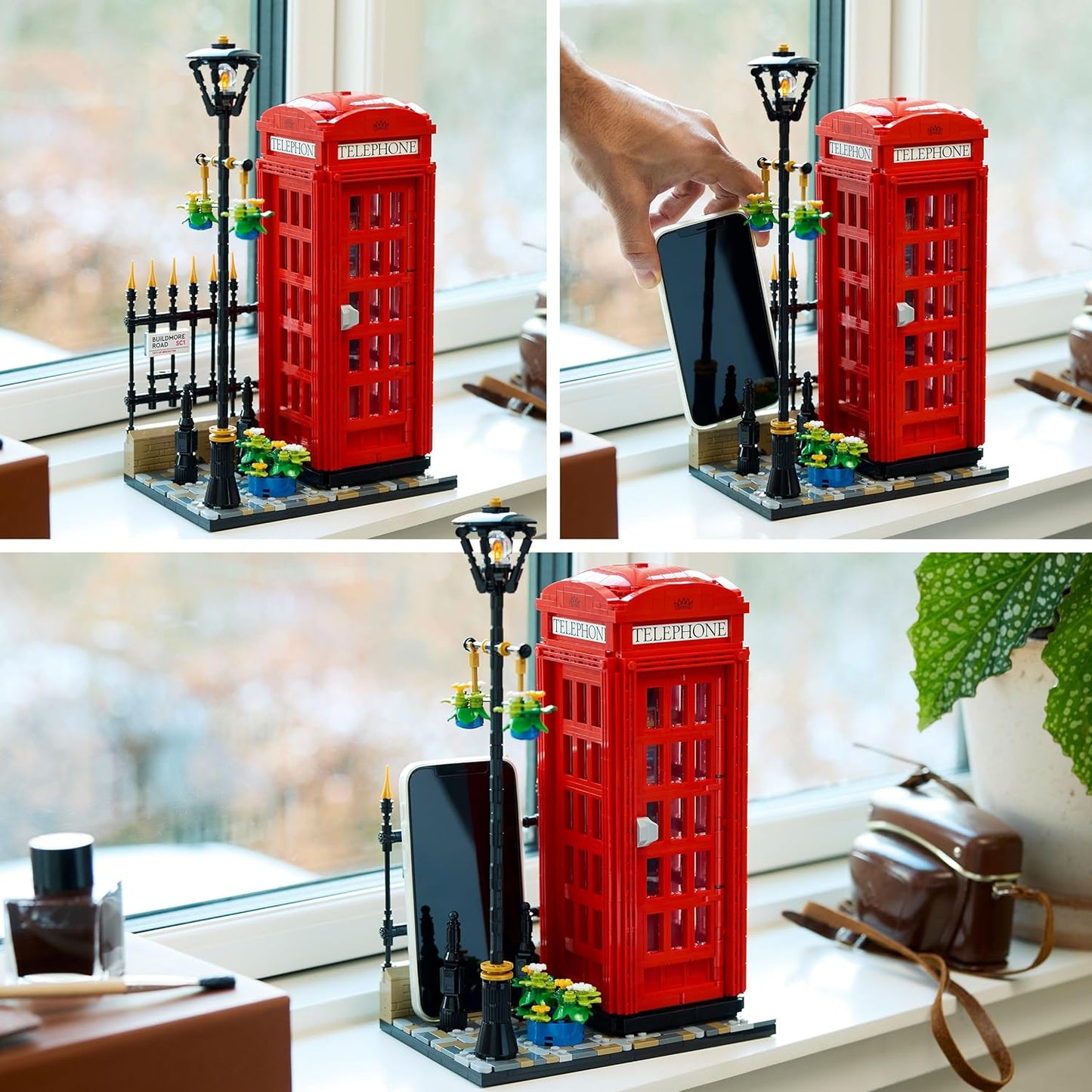 Lego 21347 Idea London Red Public Phone Toy Toy Present Block