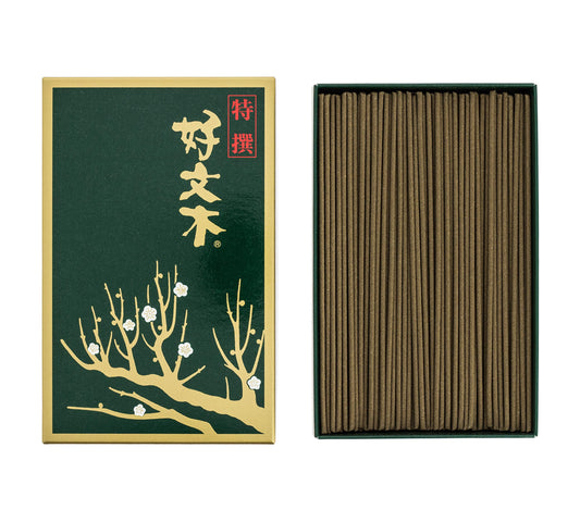 Japanese Incense Kobunboku Tokusen (Premium) Regular Box of 490 Sticks by Baieido