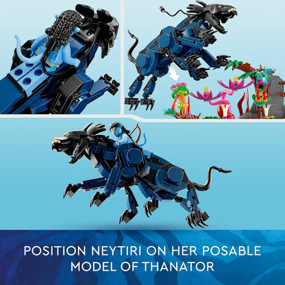 LEGO Avatar Natili vs. Colonel Qualitch 75571 Toy Blocks, Present, Fantasy Movie, Boys, Girls, Ages 9 and Up