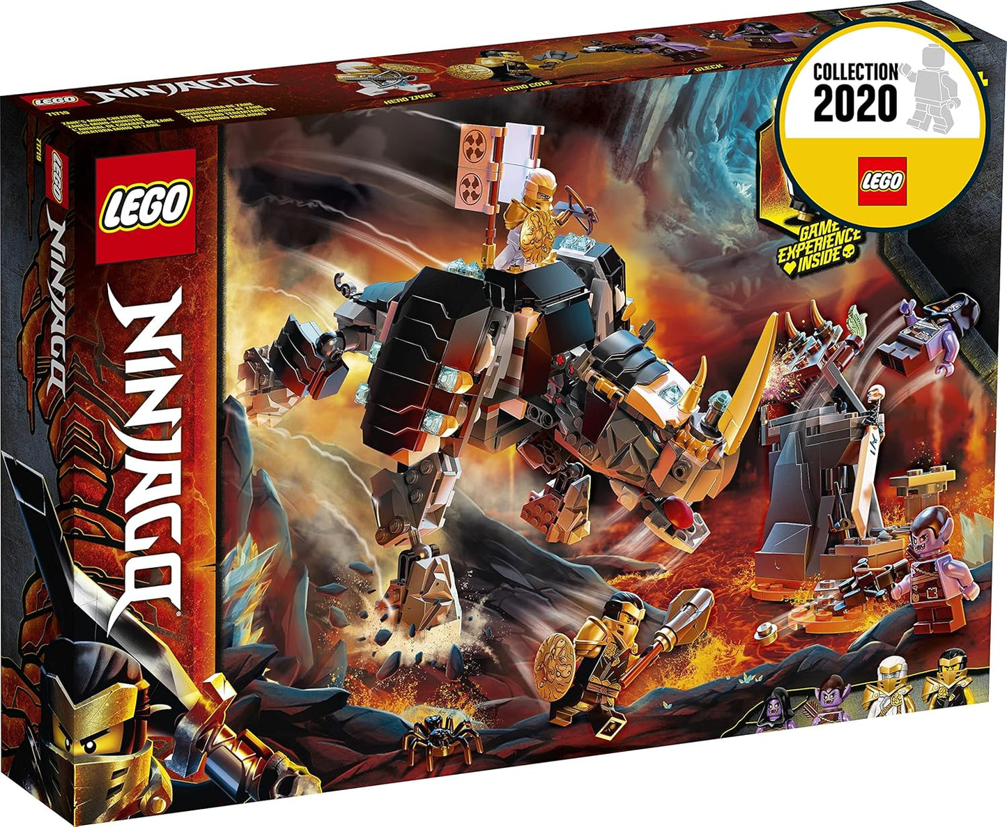 Ninjago Lego 71719 Zane's Mino Creature 2in1 Building Set & Board Game