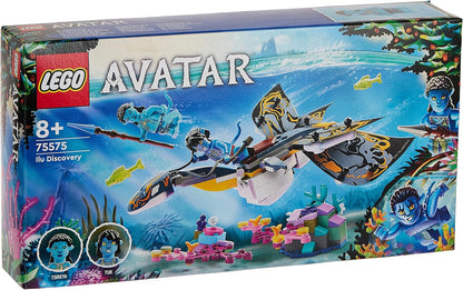 LEGO 75575 Avatar Avatar Ilu Discovery The Way of Water Film Construction Toy Set to Collect with Fantasy Creature, Decoration for Children