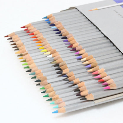 [E-STAR] pencils 72 color set children / adult coloring book illustrations sketch