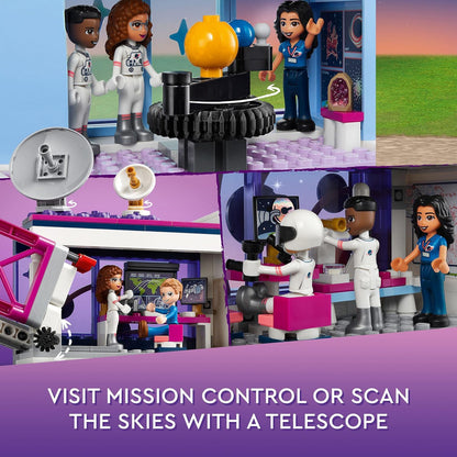 LEGO 41713 Friends Olivia's Space Training, Space Shuttle Toy and Astronaut Mini Doll Figures, for Girls or Boys