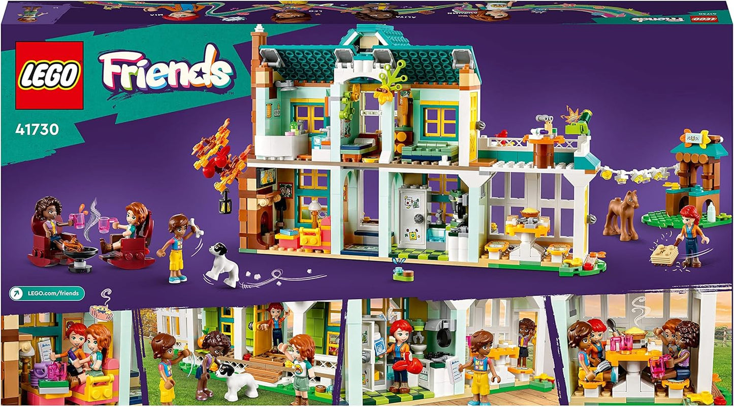 LEGO Friends Autumn's House 41730, Dolls House Playset with Accessories, Toy Horse & Mia Mini-Doll, Toys for Girls and Boys 7 Plus Years Old, Birthday Gift Idea