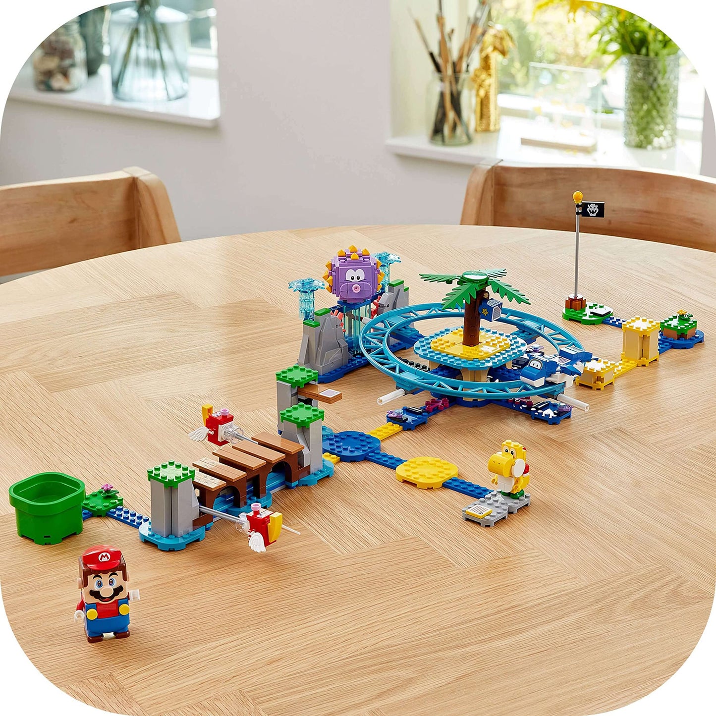 LEGO® Super Mario™ Big Urchin Beach Ride Expansion Set 71400 Building Kit; Collectible Toy for Kids Aged 7