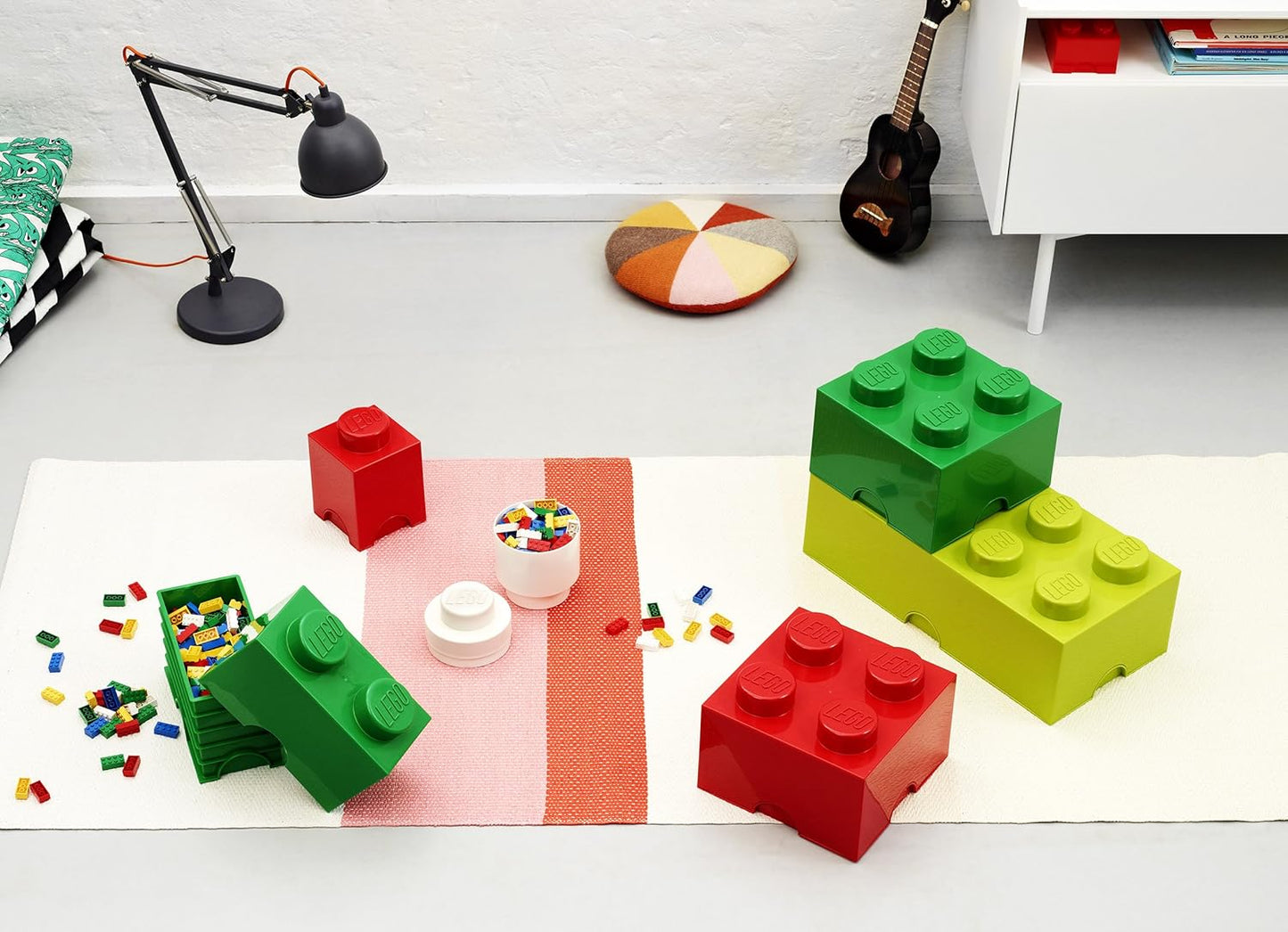 LEGO Storage Box Brick 4 Bright Red