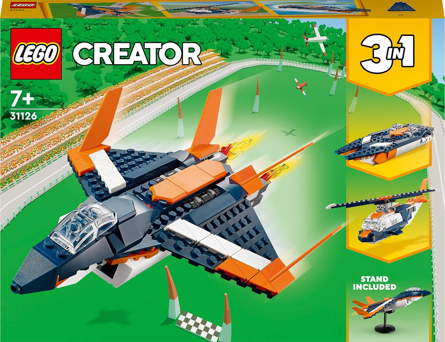 LEGO Creator 3-in-1 31126 Supersonic Jet