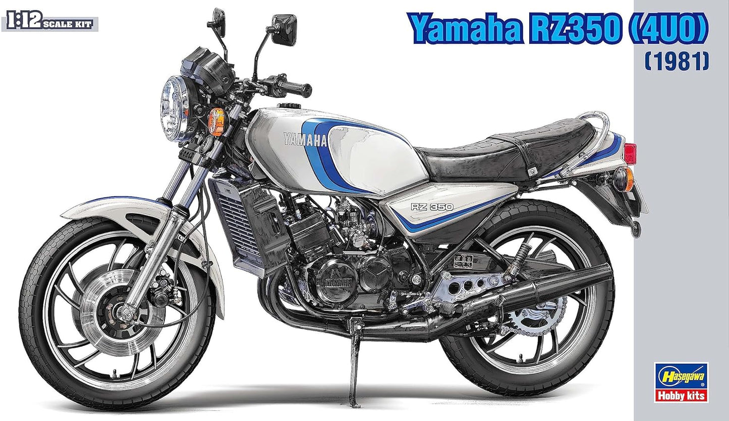 Hasegawa BK15 1/12 Yamaha RZ350, 1981 Model Kit, Multi-Colour