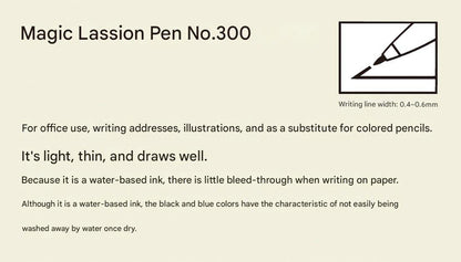 Magic DPM300 Water-Based Pen Lassion Pen No.300 Display Set