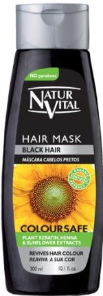 Natural Vital Color Safe Hair Mask Black