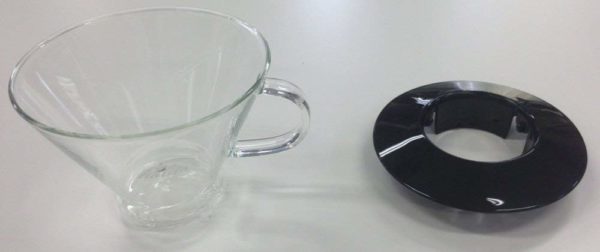 Kalita 05039 Glass Wace Dripper 185 Black Coffee Dipper, 82 mm/3.2', Clear - Image 5