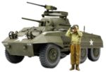 Tamiya 1/48 Military Miniature Series No. 51 American Army Light Armored Truck M8 Gray Hound Plastic Model 32551