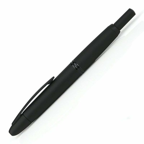 Pilot Fountain Pen Capless Matt Black Medium Nib Fc18srbmm - Image 2