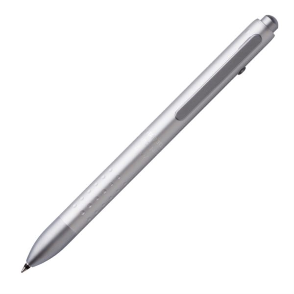 Staedtler Multi Function Avant Grade Light Cool Silver, Red Ink Ballpoint Pen Plus 0.5mm Mechanical Pencil (927AGL-S)