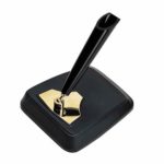 Platinum Desk Pen Stand - Single Pen - Black