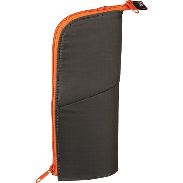 (Japan Import) Kokuyo 'NeoCritz' Transformer Pencil Case (2.Gray × Orange)