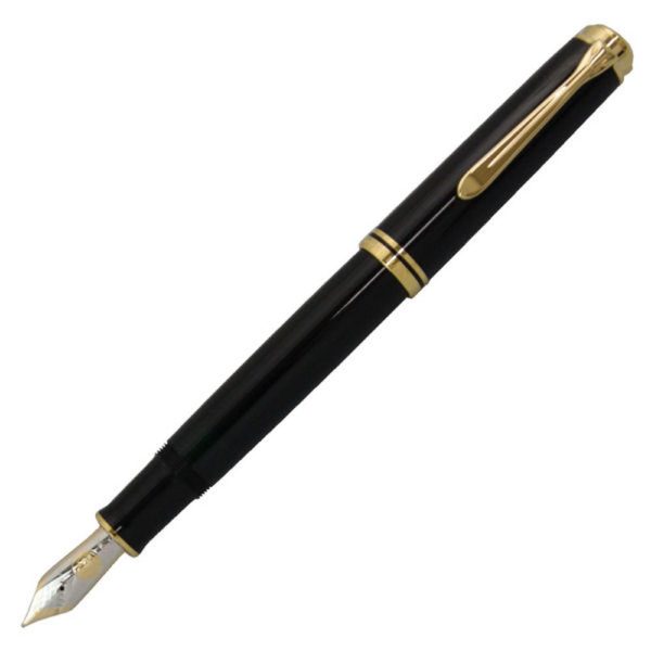 Pelican fountain pen M medium character black suberain M400 regular import goods - Image 2