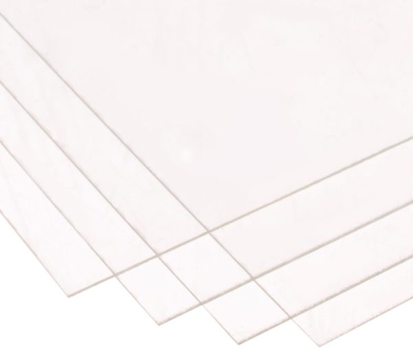 Tamiya Fun Work Series No. 191 Transparent Plavan 0.3 mm Thickness B 4 Size 4 pieces Work Material 70191 - Image 2