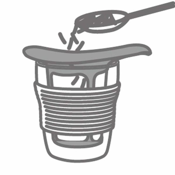 HARIO (? ? ?) handy tea maker 200 ml olive green HDT - M - OG - Image 2