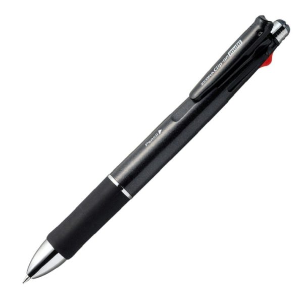 Zebra multifunction pen 4 colors + sharp clip-on multi 1000 black P-B4SA2-BK