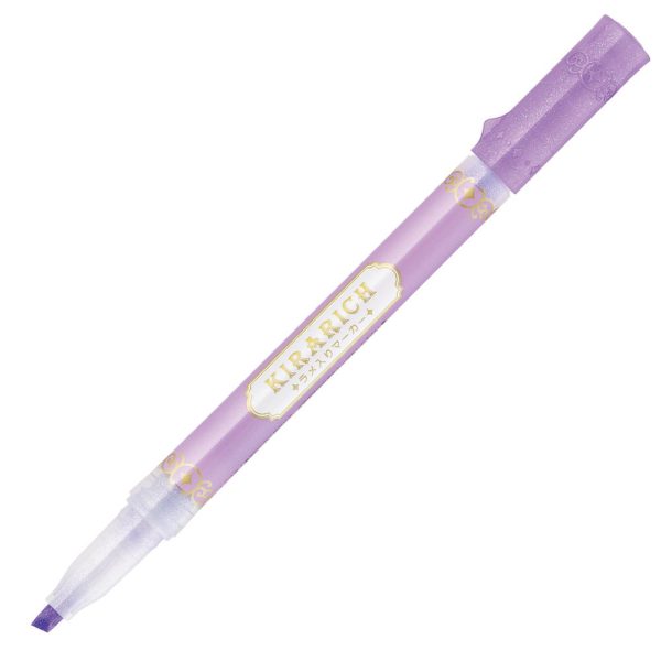 Zebra Glitter Highlighter, Kirarich, Pack of 5 (WKS18-5C) - Image 6