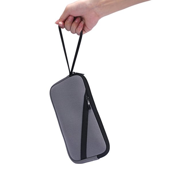 For Texas Instruments TI-Nspire CX / Nspire CX CAS TI-30XS / TI-36X Pro / TI-84 Plus CE Graphing Calculator Soft Carrying Case Travel Bag Protective Pouch Box -Extra Room for Accessories (Soft Gray) - Image 6