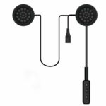 LeaningTech MH 01 Earphone Bike for Helmet bluetooth 4.0 + EDR Wireless Microphone with Mic / Audio Control / Call High Sound Safety Convenient
