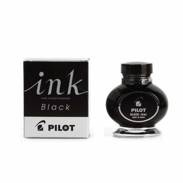Pilot fountain pen ink INK-70-B 70 ml black - Image 5