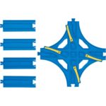 Plarail intersection point rail (with 1/2 straight rail) R - 14