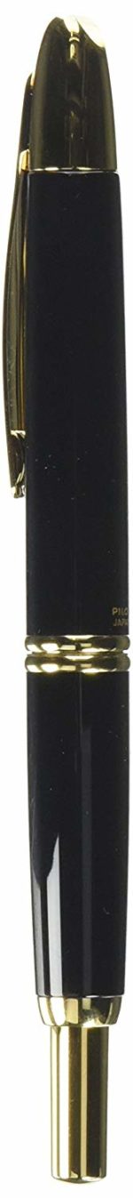Pilot Fountain Pen Capless Black Medium Thin Fine (FM) FC - 15SR - BFM