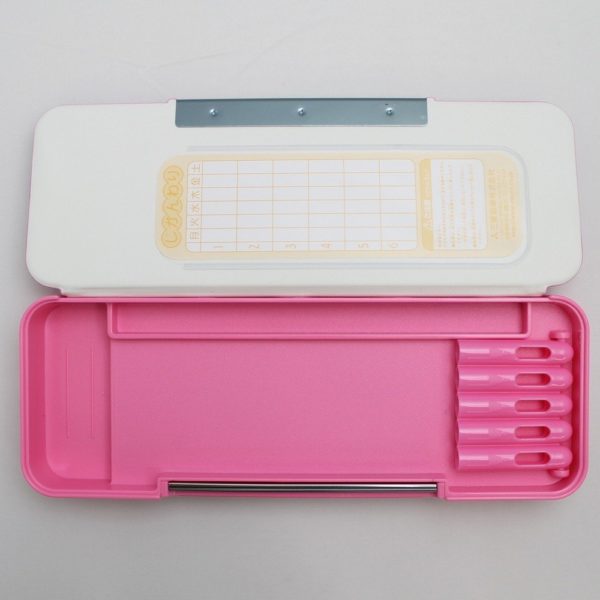 Mitsubishi Pencil Pencil Box Uni palette Double-breaking pink P1000BT301 - Image 2