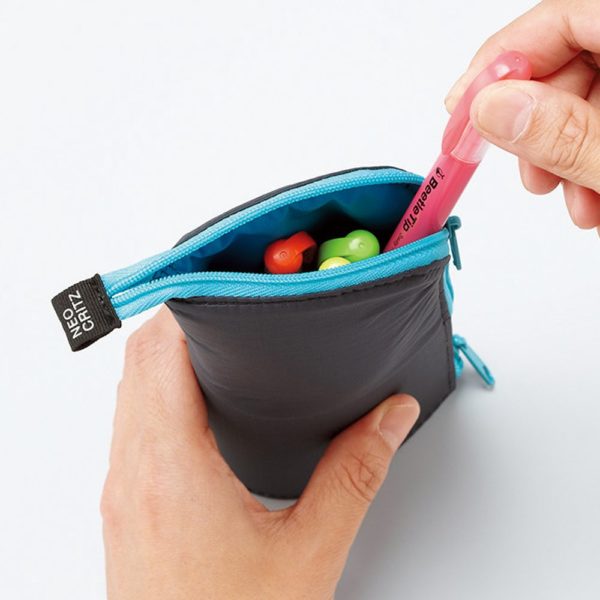 (Japan Import) Kokuyo'NeoCritz' Transformer Pencil Case (1.Dark blue Light blue) - Image 3