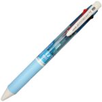 Mitsubishi Pencil 4 color ballpoint pen jet stream 0.7 SXE 4500071 P.8 light blue pack