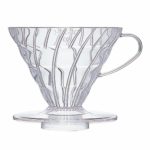 Hario V60 Plastic Coffee Dripper, Size 02, Clear