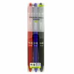 Pilot disappear ballpoint pen friction ball knock 0.7 3 colors LFBK-69F-3C