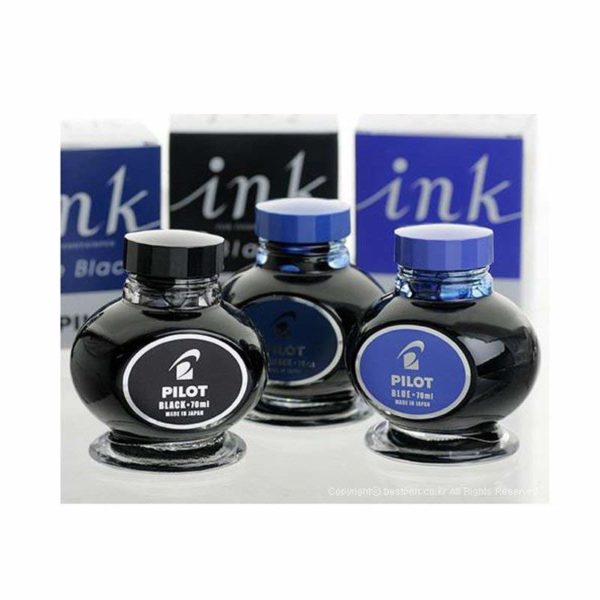 Pilot fountain pen ink INK-70-B 70 ml black - Image 6