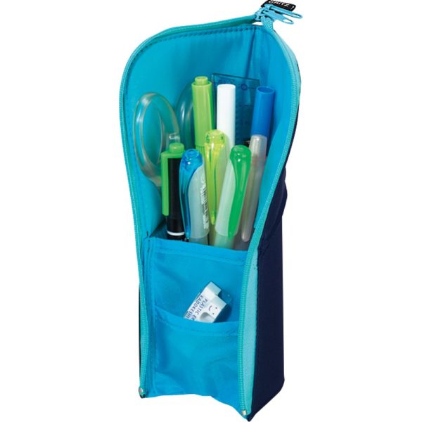 (Japan Import) Kokuyo'NeoCritz' Transformer Pencil Case (1.Dark blue Light blue) - Image 4