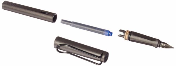 LAMY Ramie Safari Black Fountain Pen (F) Steel Pen L17 - F [Regular Imported Items] - Image 2