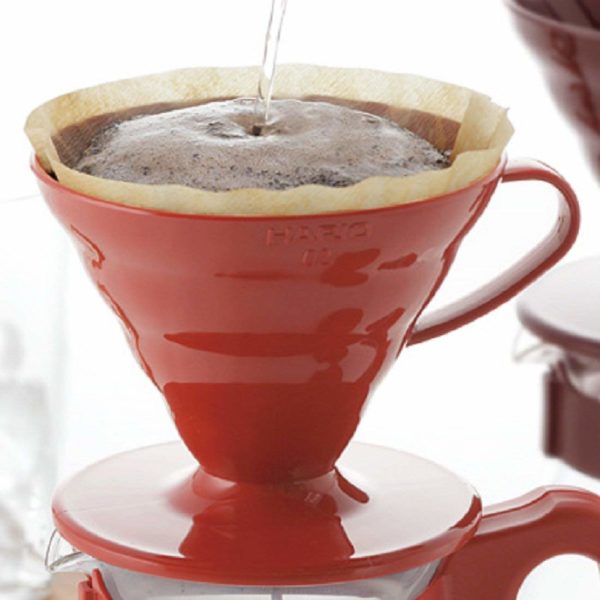 HARIO (Hario) V60 transparent coffee dripper 02 Red coffee drip 1 - 4 cups VD - 02R - Image 2