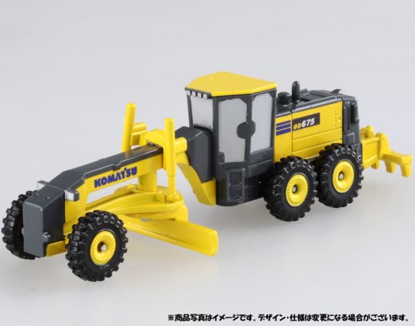 Tomica No.140 Komatsu motor grader GD675-6 - Image 2