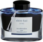 Pilot Iroshizuku Fountain Pen Ink - 50 ml Bottle - Shin-kai Deep Sea (Blue Gray) (japan import)